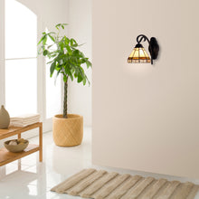 Load image into Gallery viewer, RADIANCE goods Mission-Style 1- Light Blackish Bronze Finish Wall Sconce 7&quot; Shade
