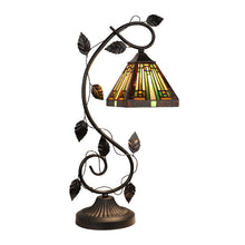 Load image into Gallery viewer, RADIANCE goods Tiffany-Style 1-Light Mission Accent Table Lamp 6&quot; Shade
