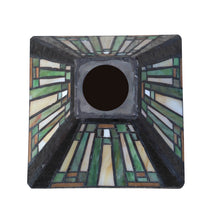 Load image into Gallery viewer, RADIANCE goods Tiffany-Style 1-Light Mission Accent Table Lamp 6&quot; Shade
