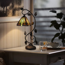 Load image into Gallery viewer, RADIANCE goods Tiffany-Style 1-Light Mission Accent Table Lamp 6&quot; Shade
