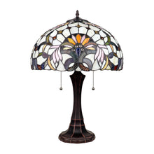 Load image into Gallery viewer, RADIANCE Goods Victorian-Style 2-Light Dark Bronze Finish Table Lamp 16&quot; Wide
