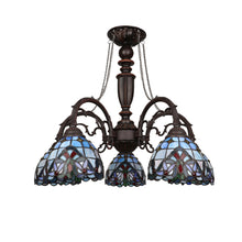 Load image into Gallery viewer, RADIANCE goods Victorian-Style Dark Bronze 5-Light Large Chandelier 27&quot; Wide
