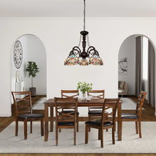 Load image into Gallery viewer, RADIANCE goods Victorian-Style Dark Bronze 5-Light Large Chandelier 27&quot; Wide
