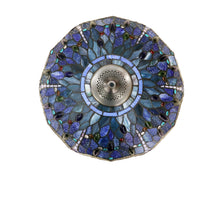 Load image into Gallery viewer, RADIANCE goods Dragonfly Tiffany-Style 3-Light Inverted Ceiling Pendant 18&quot; Shade
