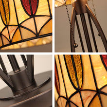 Load image into Gallery viewer, RADIANCE goods Geometric Style 2-Light Table Lamp 15&quot; Shade
