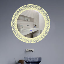 Load image into Gallery viewer, RADIANCE goods Back Lit Round TouchScreen LED Mirror 3 Color Temperatures 3000K-6000K 30&quot; Wide
