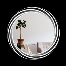 Load image into Gallery viewer, RADIANCE goods Back Lit Round TouchScreen LED Mirror 3 Color Temperatures 3000K-6000K 30&quot; Wide
