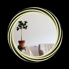 Load image into Gallery viewer, RADIANCE goods Back Lit Round TouchScreen LED Mirror 3 Color Temperatures 3000K-6000K 30&quot; Wide
