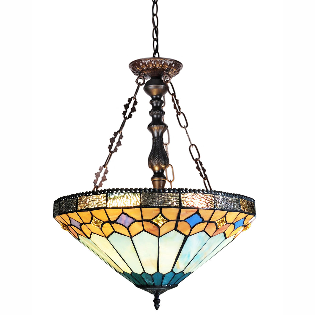 RADIANCE goods Mission 2 Light Inverted Ceiling Pendant 18