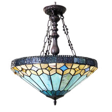 Load image into Gallery viewer, RADIANCE goods Mission 2 Light Inverted Ceiling Pendant 18&quot; Height
