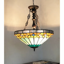 Load image into Gallery viewer, RADIANCE goods Mission 2 Light Inverted Ceiling Pendant 18&quot; Height
