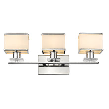 Load image into Gallery viewer, RADIANCE goods 3 Light Chrome Finish Bath Vanity Fixture 24&quot; Wide
