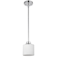 Load image into Gallery viewer, RADIANCE goods Contemporary 1 Light Chrome Ceiling Pendant 6 &quot; Wide
