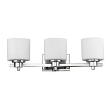 Load image into Gallery viewer, RADIANCE goods 3 Light Chrome Finish Bath Vanity Fixture 24&quot; Wide
