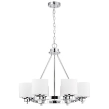 Load image into Gallery viewer, RADIANCE goods Contemporary-style 6 Light Chandelier 24&quot; Wide
