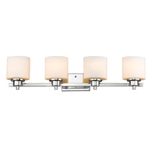 Load image into Gallery viewer, RADIANCE goods 4 Light Chrome Finish Bath Vanity Fixture 33&quot; Wide
