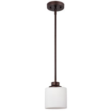 Load image into Gallery viewer, RADIANCE goods Contemporary 1 Light Rubbed Bronze Ceiling Pendant 6&quot; Wide
