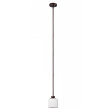 Load image into Gallery viewer, RADIANCE goods Contemporary 1 Light Rubbed Bronze Ceiling Pendant 6&quot; Wide
