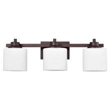 Load image into Gallery viewer, RADIANCE goods 3 Light Rubbed Bronze Finish Bath Vanity Fixture 24&quot; Wide
