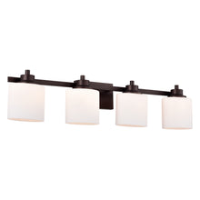 Load image into Gallery viewer, RADIANCE goods 4 Light Rubbed Bronze Finish Bath Vanity Fixture 33&quot; Wide
