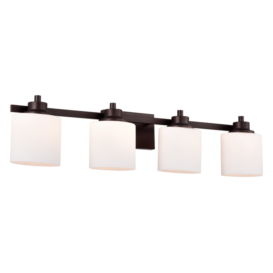 RADIANCE goods 4 Light Rubbed Bronze Finish Bath Vanity Fixture 33