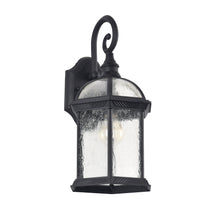 Load image into Gallery viewer, RADIANCE goods 1 Light Black Outdoor Wall Sconce 16&quot; Tall

