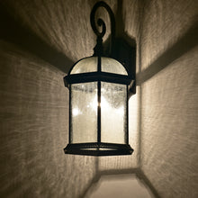 Load image into Gallery viewer, RADIANCE goods 1 Light Black Outdoor Wall Sconce 19&quot; Tall
