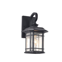 Load image into Gallery viewer, RADIANCE goods 1 Light Black Outdoor Wall Sconce 13&quot; Tall

