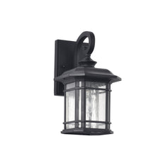 Load image into Gallery viewer, RADIANCE goods 1 Light Black Outdoor Wall Sconce 13&quot; Tall
