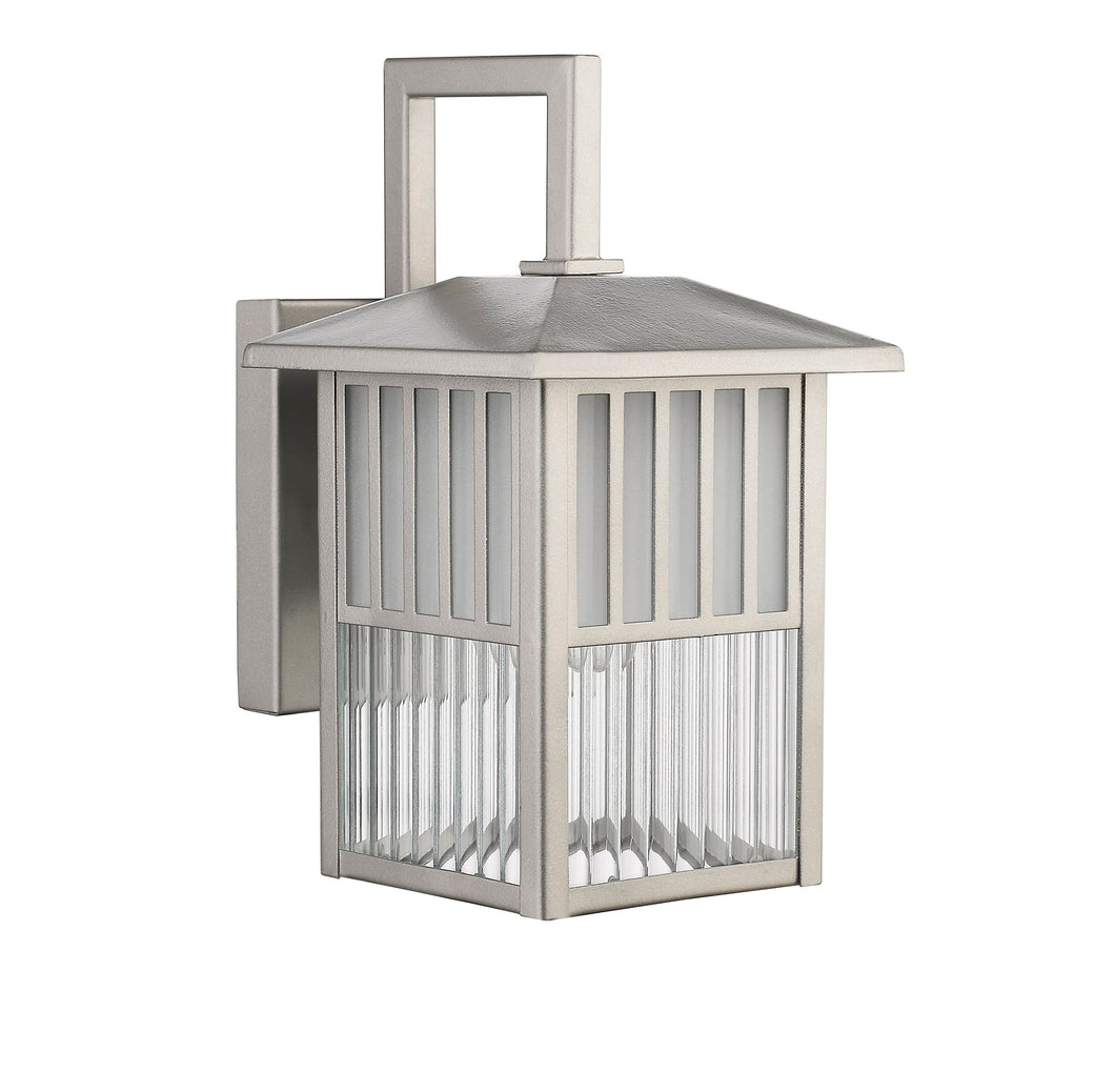 RADIANCE goods 1 Light Painted Nickel Outdoor Wall Sconce 11