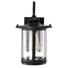 Load image into Gallery viewer, RADIANCE goods 1 Light Textured Black Outdoor Wall Sconce 12&quot; Tall
