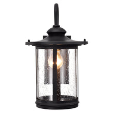 Load image into Gallery viewer, RADIANCE goods 1 Light Textured Black Outdoor Wall Sconce 16&quot; Tall
