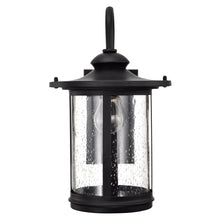 Load image into Gallery viewer, RADIANCE goods 1 Light Textured Black Outdoor Wall Sconce 16&quot; Tall
