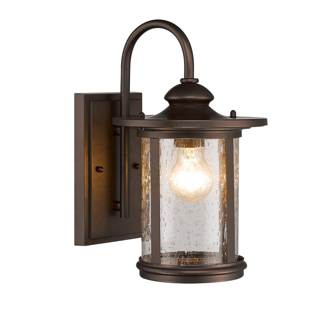 RADIANCE goods 1 Light Rubbed Bronze Outdoor Wall Sconce 13