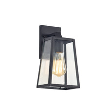 Load image into Gallery viewer, RADIANCE goods 1 Light Black Outdoor Wall Sconce 11&quot; Tall
