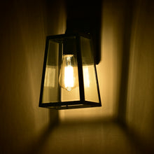 Load image into Gallery viewer, RADIANCE goods 1 Light Black Outdoor Wall Sconce 11&quot; Tall
