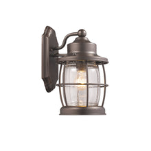 Load image into Gallery viewer, RADIANCE goods 1 Light Rubbed Bronze Outdoor Wall Sconce 12&quot; Tall

