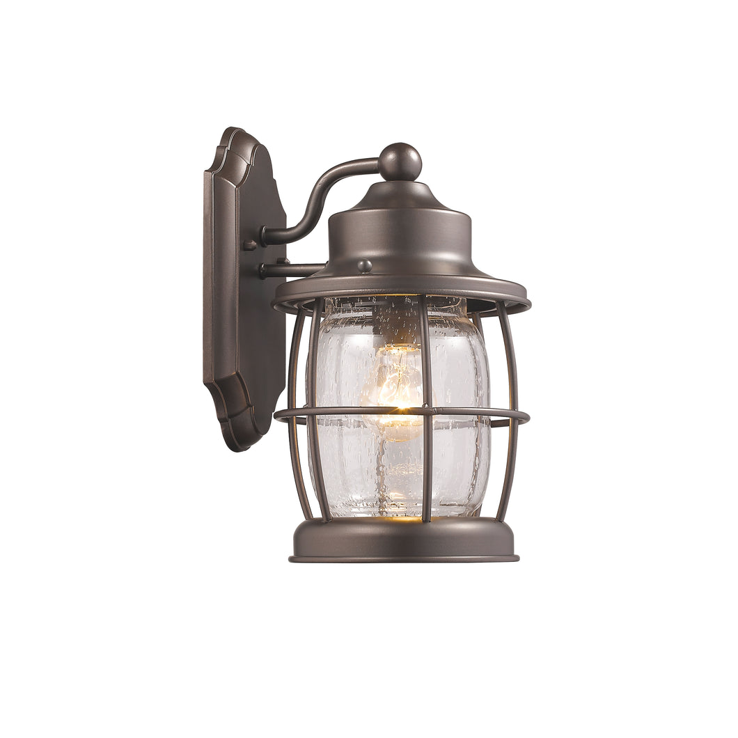 RADIANCE goods 1 Light Rubbed Bronze Outdoor Wall Sconce 12