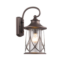 Load image into Gallery viewer, RADIANCE goods 1 Light Rubbed Bronze Outdoor Wall Sconce 15&quot; Tall
