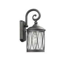 Load image into Gallery viewer, RADIANCE goods 1 Light Black Outdoor Wall Sconce 13&quot; Tall
