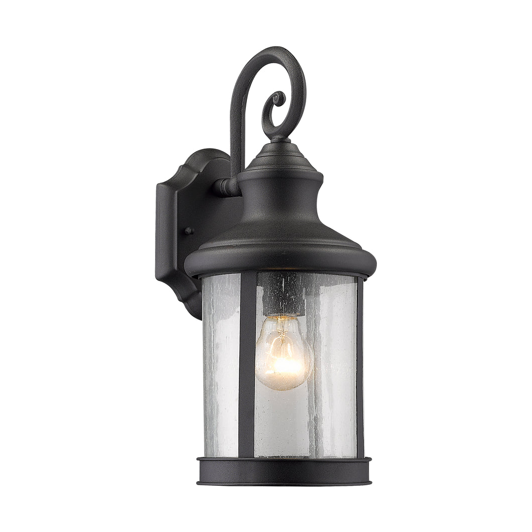 RADIANCE goods 1 Light Black Outdoor Wall Sconce 16
