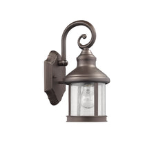 Load image into Gallery viewer, RADIANCE goods 1 Light Rubbed Bronze Outdoor Wall Sconce 12&quot; Tall
