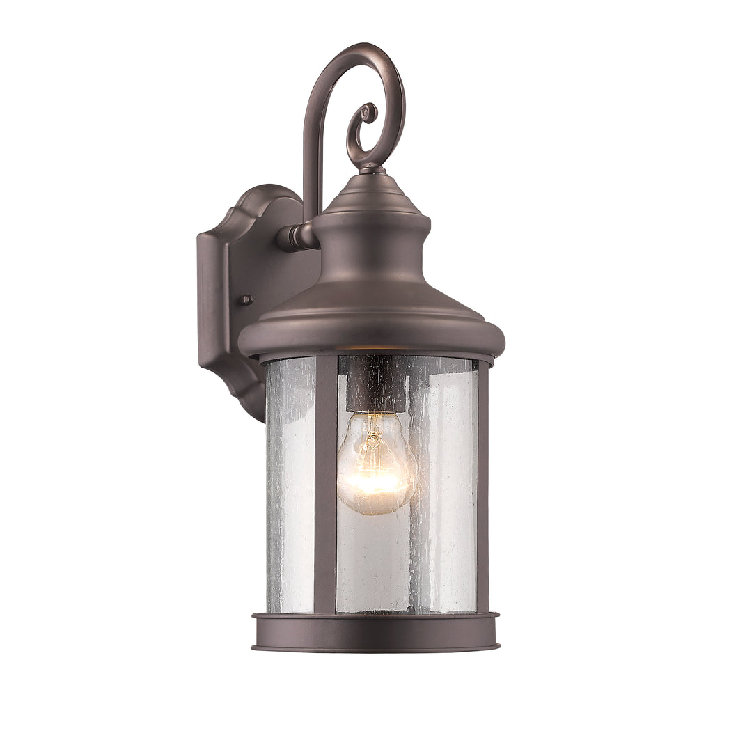 RADIANCE goods 1 Light Rubbed Bronze Outdoor Wall Sconce 16