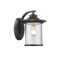 Load image into Gallery viewer, RADIANCE goods 1 Light Black Outdoor Wall Sconce 11&quot; Tall
