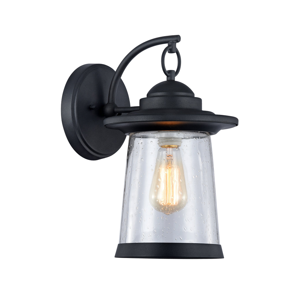 RADIANCE goods 1 Light Black Outdoor Wall Sconce 13
