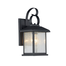 Load image into Gallery viewer, RADIANCE goods 1 Light Black Outdoor Wall Sconce 13&quot; Tall

