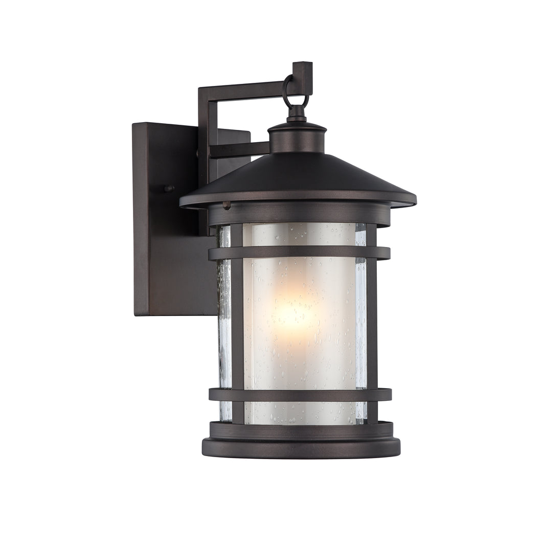 RADIANCE goods 1 Light Rubbed Bronze Outdoor Wall Sconce 14
