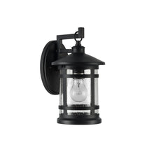 Load image into Gallery viewer, RADIANCE goods 1 Light Textured Black Outdoor Wall Sconce 11&quot; Tall
