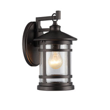 Load image into Gallery viewer, RADIANCE goods 1 Light Rubbed Bronze Outdoor Wall Sconce 11&quot; Tall

