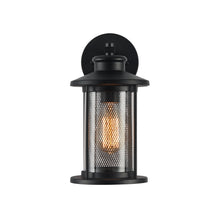 Load image into Gallery viewer, RADIANCE goods 1 Light Textured Black Outdoor Wall Sconce 11&quot; Tall
